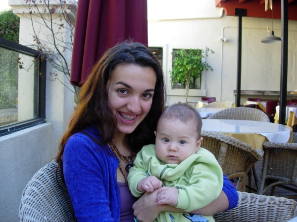 Ariana and Sammy at Amarin Thai restaurant, Mountain View, CA, February 9, 2006