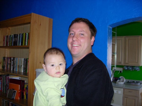 Rob and Sammy, Mountain View, CA, February 9, 2006