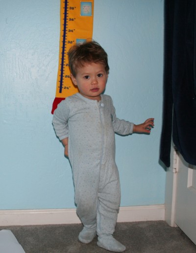 Sammy Mack at 17 months of age, Mountain View, CA, February 16, 2007