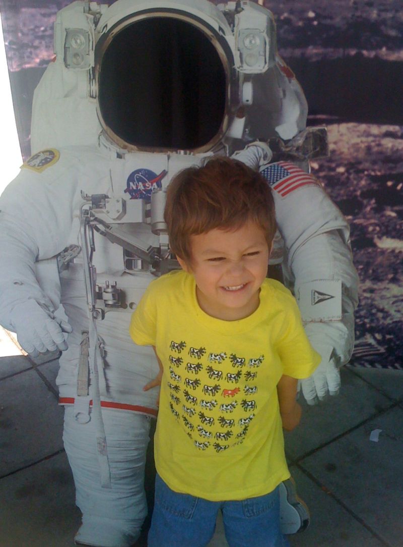 Sammy in 2008, at a NASA display at the Mountain View Art and Wine Festival